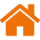 House damage icon representing wall dampness, seepage, and structural issues caused by continuous water overflows