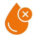 Water scarcity icon representing the shortage of clean drinking water and increasing water crisis